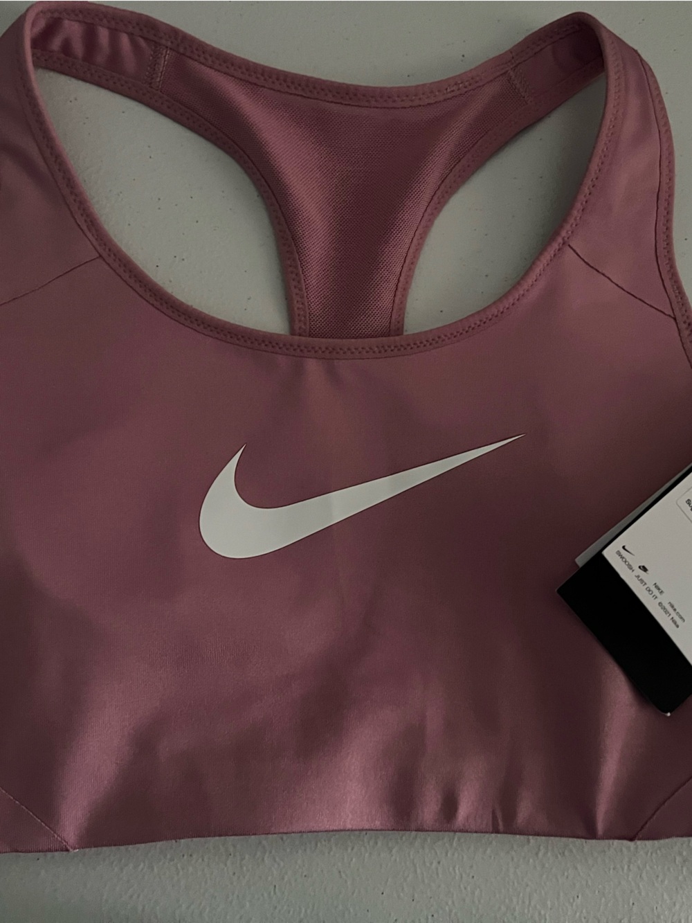 Nike pink sports bra size M
